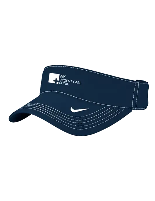 Nike Navy Dri-FIT Ace Visor w/My Urgent Care Logo