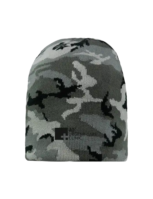 Grey Camo Element Knit Beanie w/My Urgent Care Logo