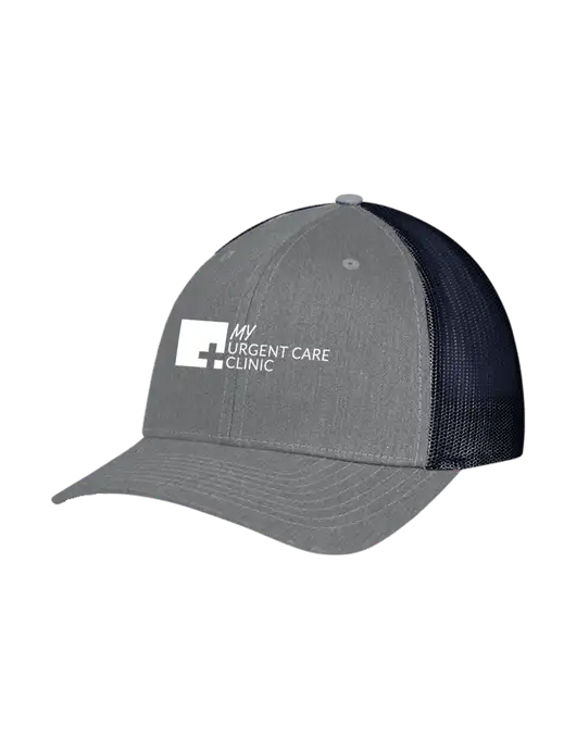 Richardson Adjustable Snapback Original 112 Trucker Cap Heather Grey w/Navy Mesh w/My Urgent Care Logo