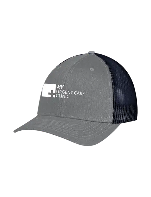 Richardson Adjustable Snapback Original 112 Trucker Cap Heather Grey w/Navy Mesh w/My Urgent Care Logo