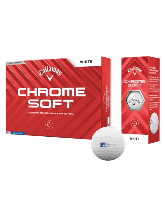 Callaway Chrome Soft Golf Balls 12/pk w/My Urgent Care Logo
