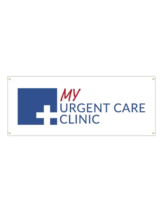 Vinyl Banner 120" x 48" w/My Urgent Care Logo