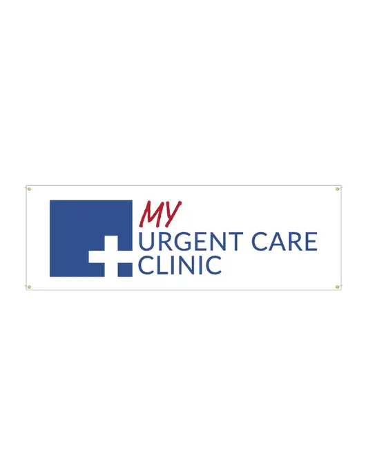 Vinyl Banner 72" x 24"  w/My Urgent Care Logo