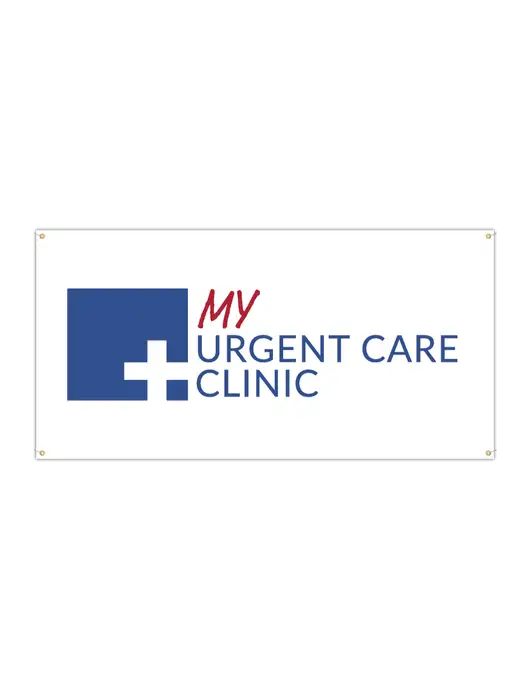 Vinyl Banner 96" x 48" w/My Urgent Care Logo