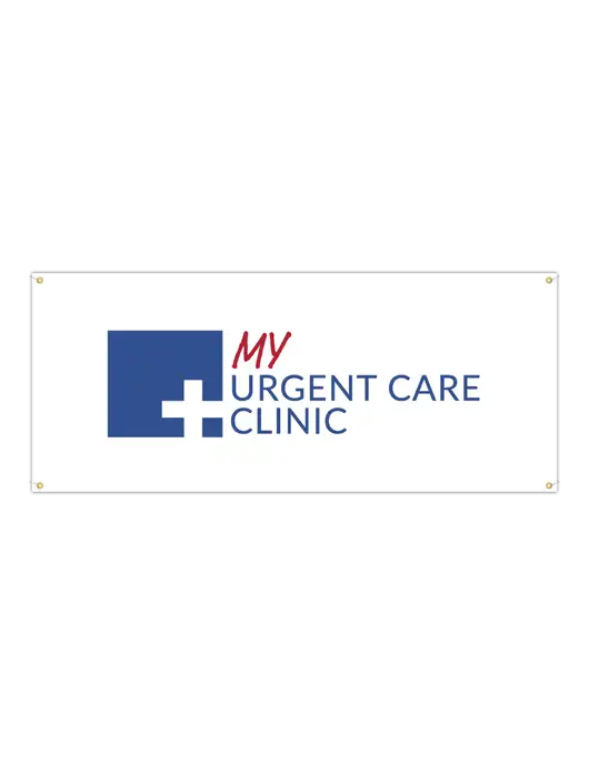 Vinyl Banner 72" x 30" w/My Urgent Care Logo