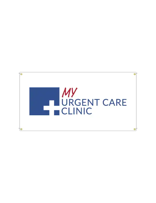 Vinyl Banner 72" x 36"  w/My Urgent Care Logo