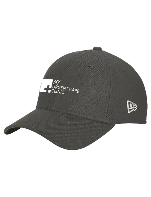 New Era Diamond Era Very Dark Grey Stretch Cap w/My Urgent Care Logo