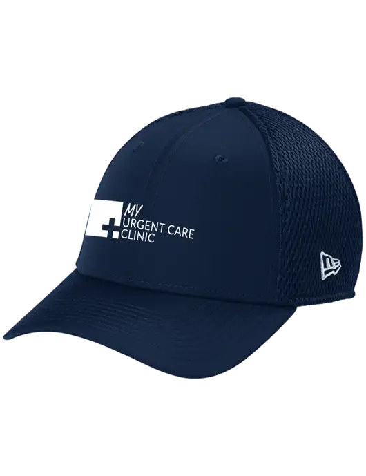 New Era 39THIRTY Performance Stretch Dark Navy Mesh Cap w/My Urgent Care Logo