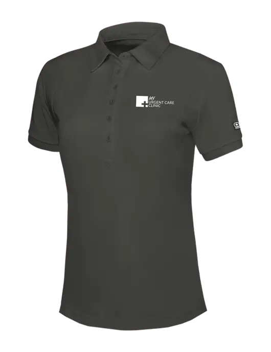 OGIO Womens Dark Grey Jewel Polo w/My Urgent Care Logo
