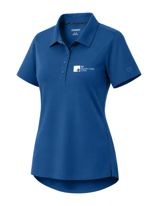 OGIO Womens Envision Light Navy Polo w/My Urgent Care Logo