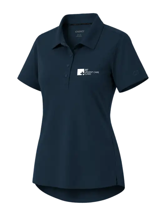 OGIO Womens Envision Dark Navy Polo w/My Urgent Care Logo