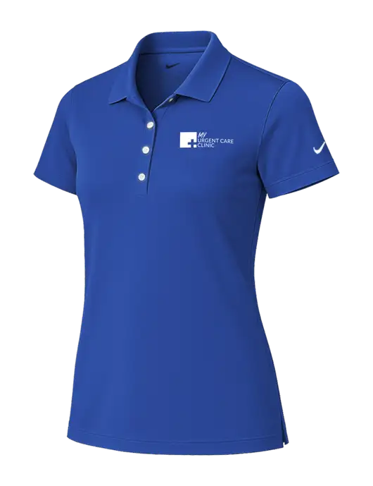 Nike Womens Royal Tech Basic Dri-FIT Polo
 w/My Urgent Care Logo