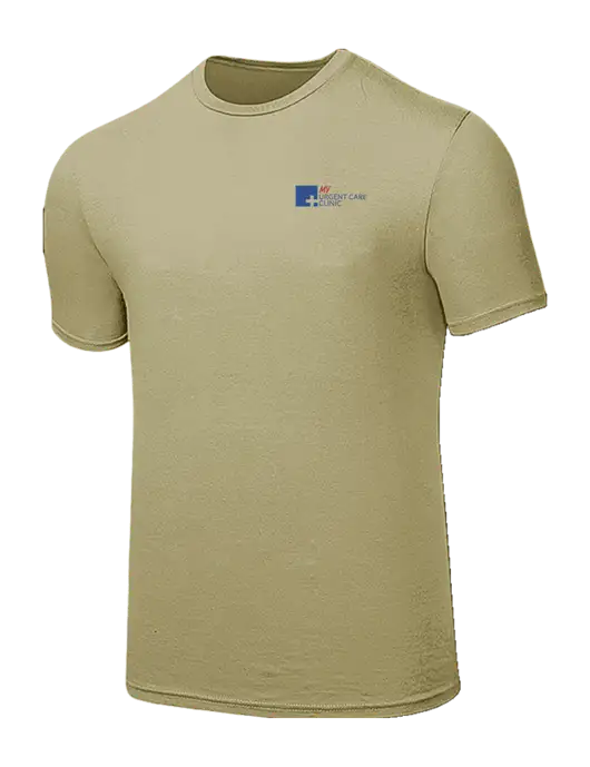 Seriously Soft Tan T-Shirt w/My Urgent Care Logo
