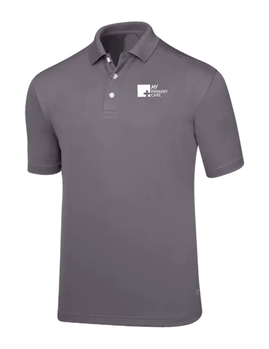 Callaway Core Medium Grey Performance Polo w/My Primary Care Logo