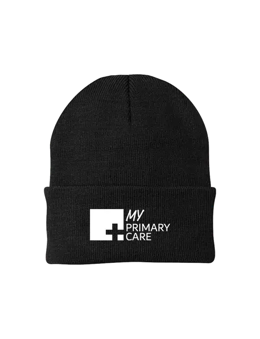 Black Knit Cap w/My Primary Care Logo