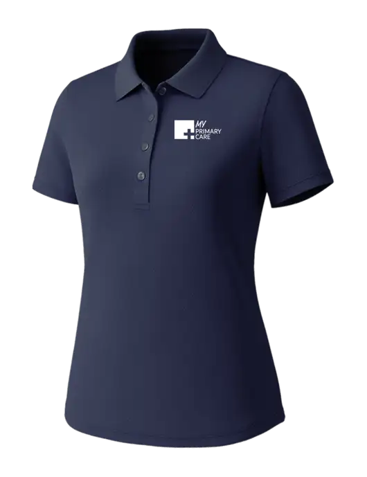 Callaway Womens Core Navy Performance Polo w/My Primary Care Logo