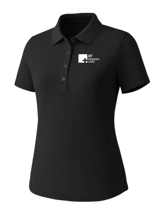 Callaway Womens Core Black Performance Polo w/My Primary Care Logo