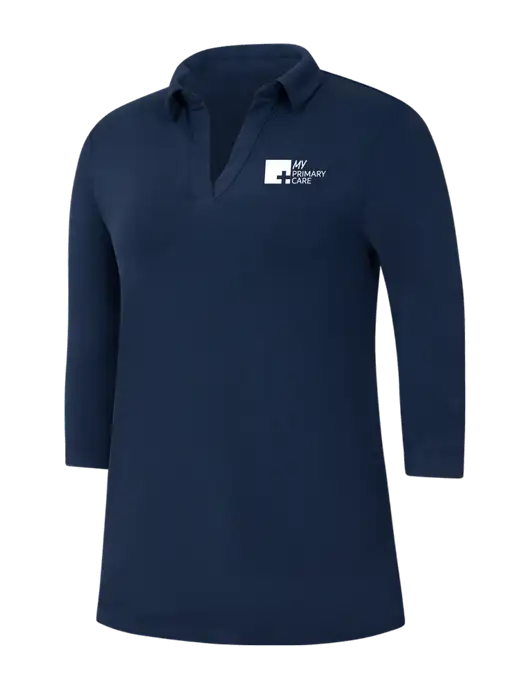 Navy Womens Luxe Knit Tunic w/My Primary Care Logo