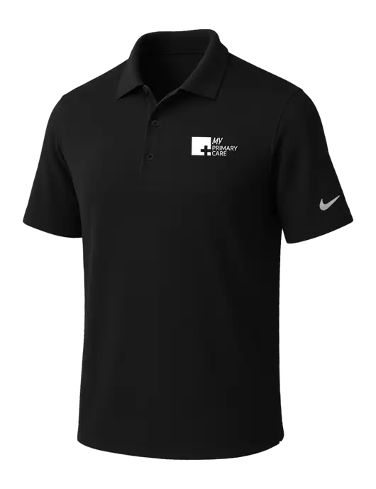 NIKE Black Dri-Fit Micro Pique Polo w/My Primary Care Logo