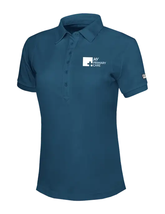 OGIO Womens Light Navy Jewel Polo w/My Primary Care Logo