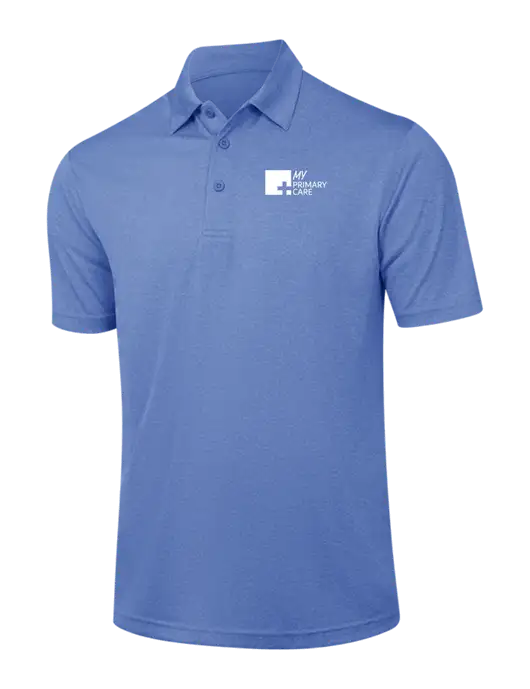 Royal Heather Contender Polo w/My Primary Care Logo