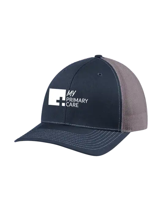Richardson Adjustable Snapback Original 112 Trucker Cap Navy w/Charcoal Mesh w/My Primary Care Logo